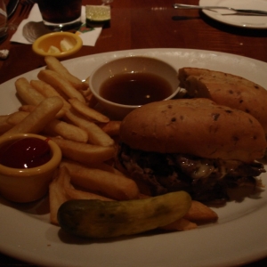 Prime Rib French Dip Sandwich