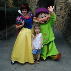 Mallory, Snow White and Dopey