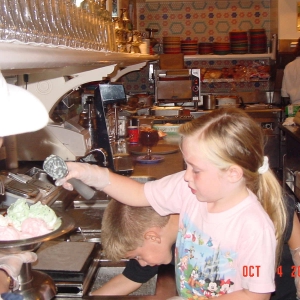 Kyle and Samantha Making thier own Kitchen Sink