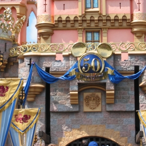 Disneyland Castle - 50th Celebration