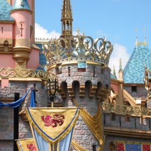 Disneyland Castle - 50th celebration
