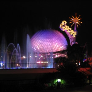 Spaceship Earth Nightshot