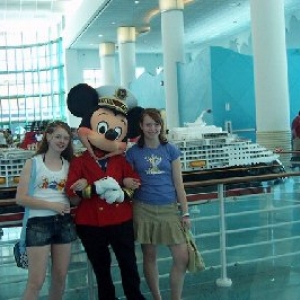 Girls and Captain Mickey