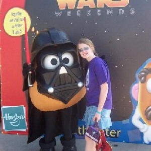 Becky & Darth Tater