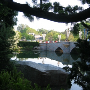 View from Disneyland Castle May 2005