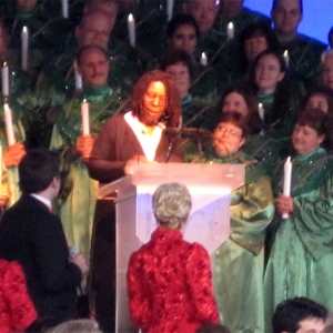 Whoopi at the Candlelight Processional
