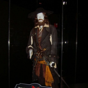 Pirates character statue backlot