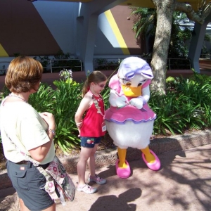 Daisy signing Emma's book