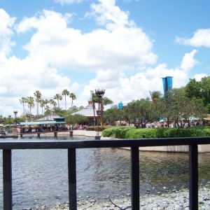 View from Mexico Epcot World Showcase