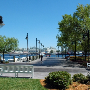 Yacht Club View of Boardwalk and Walkway