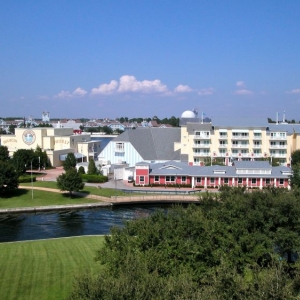 View of Boardwalk from the Swan