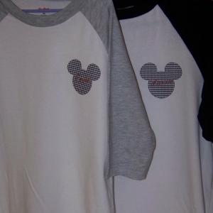 Disney iron-on shirts
