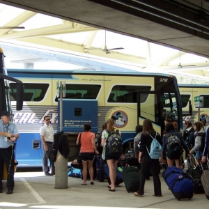 Boarding the Magical Express
