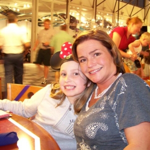 Deanna & Emma at Chef Mickey's