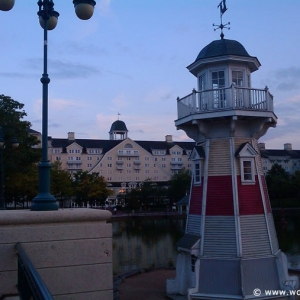 Newport Bay Club Lake Disney Perspective