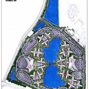 Pop Century Resort Site Map 1999