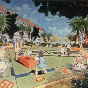 Pop Century Resort 1930's Courtyard Concept Art