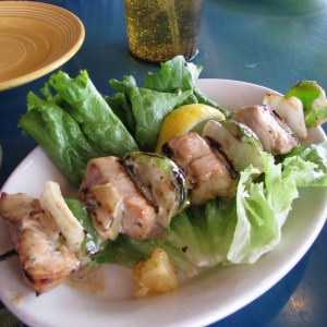 grills shark kabobs