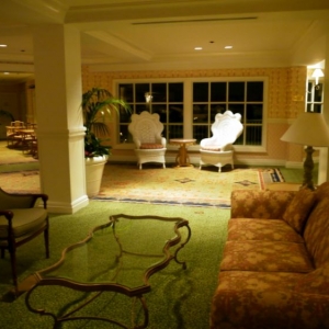 Second floor seating