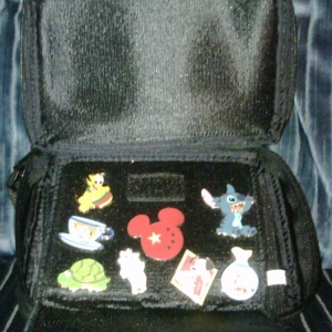 pin bag & autograph books