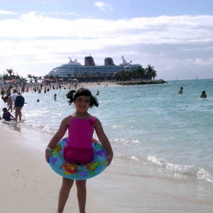 Sophie at Castaway Cay