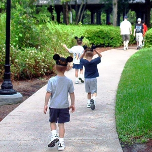 The Boys off to the bus.