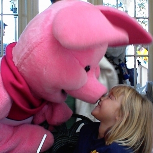 Nicole and Piglet