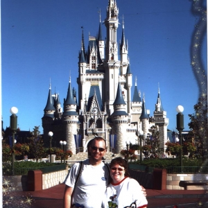 Us in front of the castle
