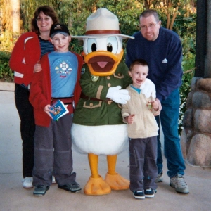 family and Donald at AK