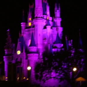 castle at night