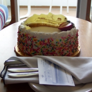 Welcome aboard cake