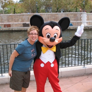 Daughter and Mickey