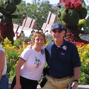 My Daughter and I at Epcot