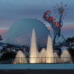 Epcot at Sunset