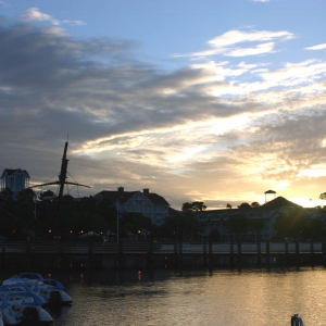 Beach Club at sunrise