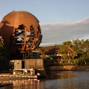 World Showcase at dawn