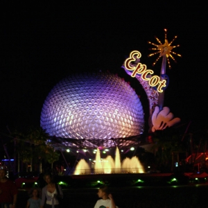EPCOT at night