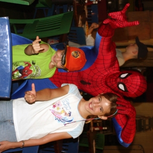 spiderman breakfast at IOA