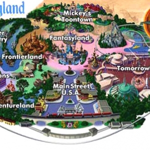 Disneyland Map