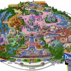 Disneyland Map