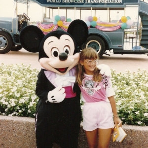 1990, God, My fashion sense boggles the mind...