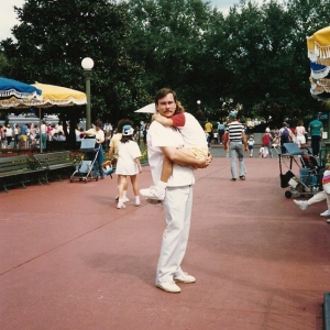 1987: I have a feeling this was a tantrum...