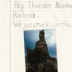 I still remember this. It rained. We stopped.