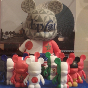 World Showcase Vinylmation Display