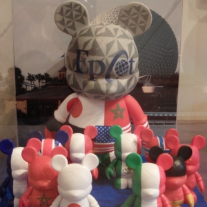 World Showcase Vinylmation Display