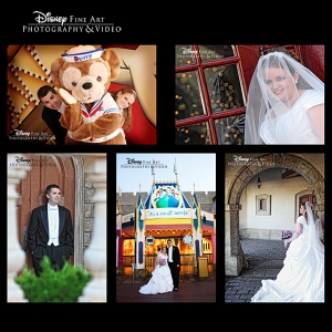 disney photos of wedding
