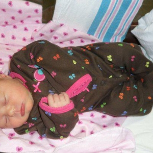 Our sleeping sweetie!