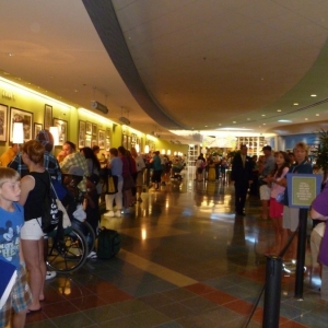 Pop Century check-in, 20-Aug-2011