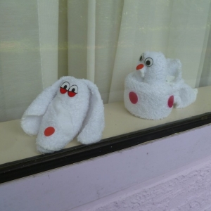Pop Century towel animals