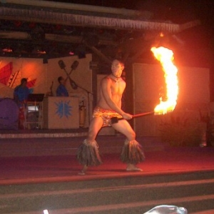 fire dancer